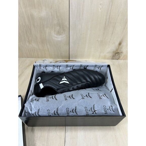 NEW Core SR Pitch Vision Black Leather Football Cleats Men's 10.5 - Picture 9 of 9
